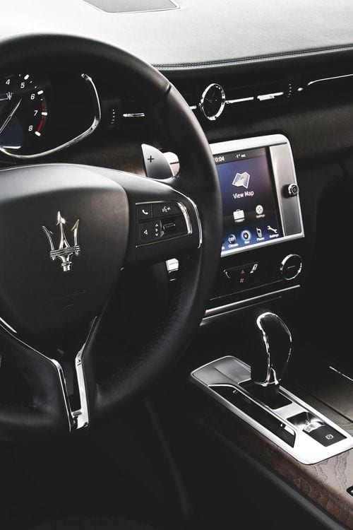 maserati black interior maserati black interior