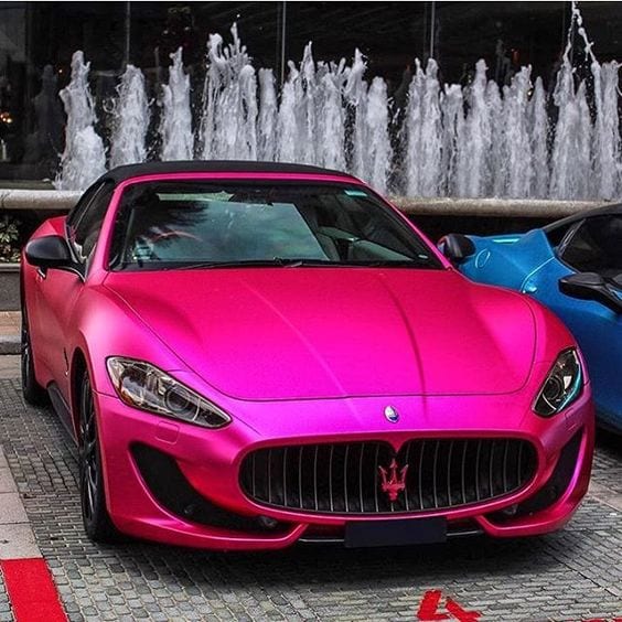 maserati pink car maserati pink car