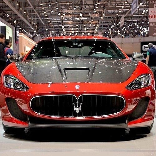 maserati red and black custom car maserati red and black custom car