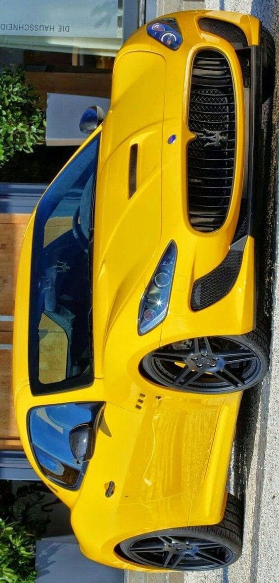 maserati yellow sports maserati yellow sports