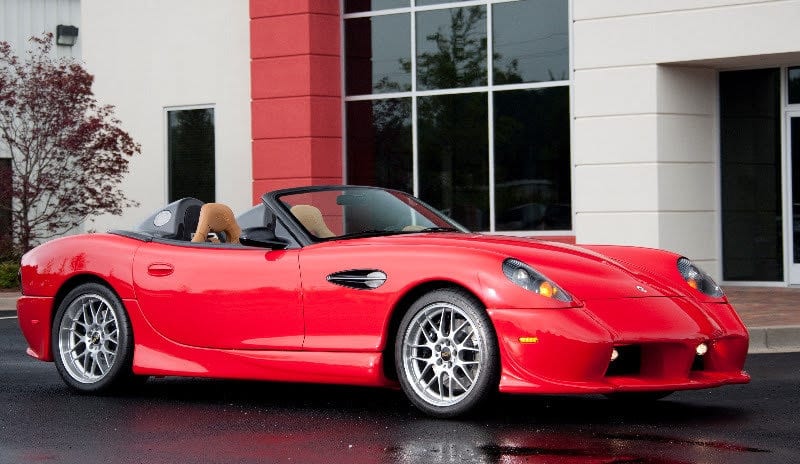 Panoz 2014 Red Convertible Car Panoz 2014 Red Convertible Car