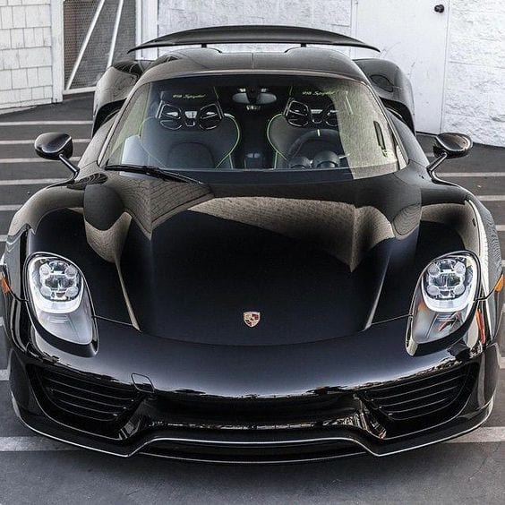 Porsche 918 spyder BLACK CHROME Porsche 918 spspyder der BLACK CHROME