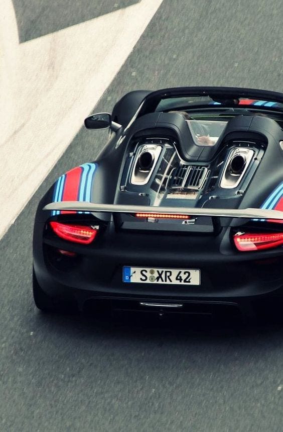 Porsche 918 spyder BLACK MATTE Porsche 918 spyder BLACK MATTE