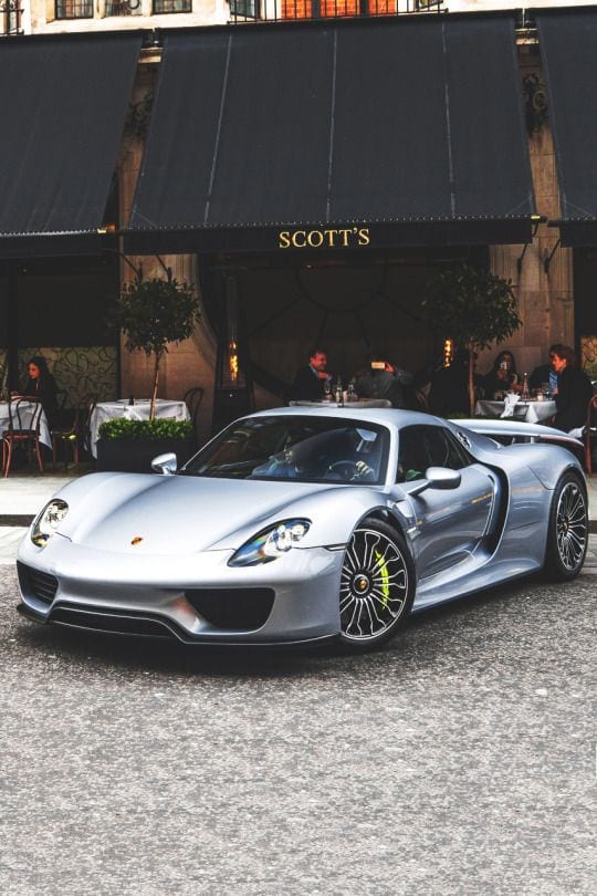 Porsche 918 spyder SILVER Porsche 918 spyder SILVER