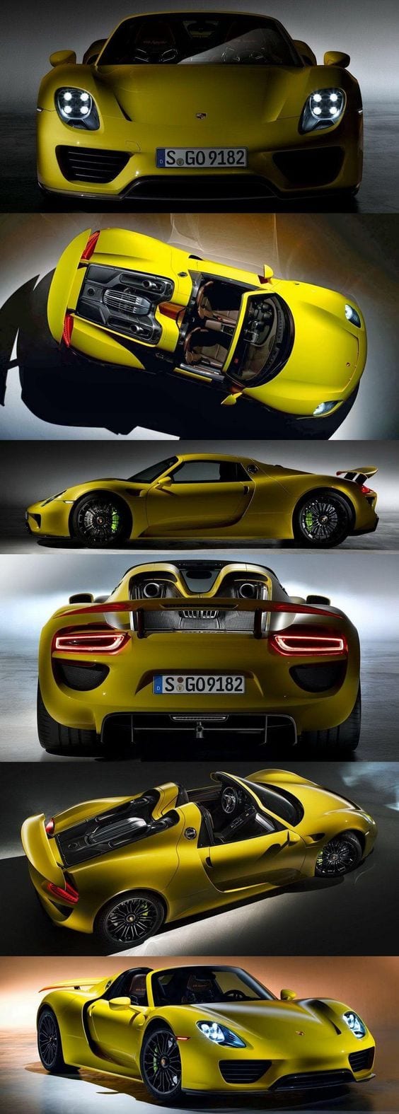 Porsche 918 spyder YELLOW Porsche 918 spyder YELLOW