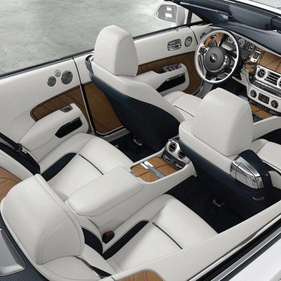 ROLLS ROYCE ALL WHITE INTERIOR ROLLS ROYCE ALL WHITE INTERIOR