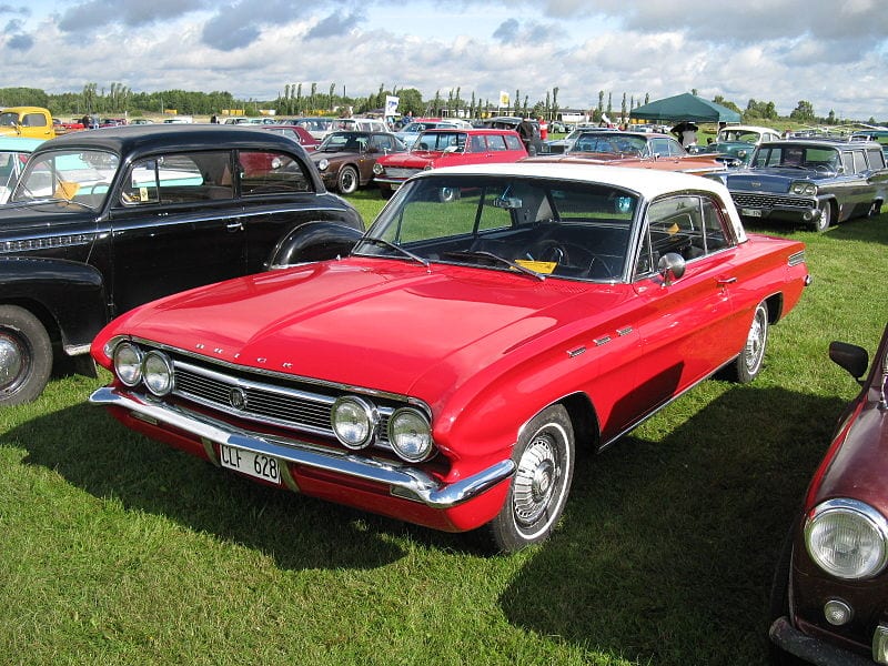Red Buick Skylark Car Red Buick Skylark Car