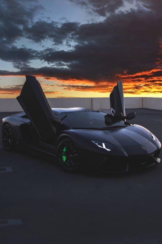 LAMBORGHINI BLACK MATTE OPEN DOOR LAMBORGHINI BLACK MATTE OPEN DOOR