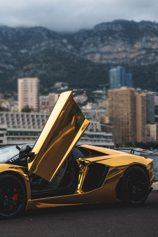 LAMBORGHINI GOLD OPEN DOOR LAMBORGHINI GOLD OPEN DOOR