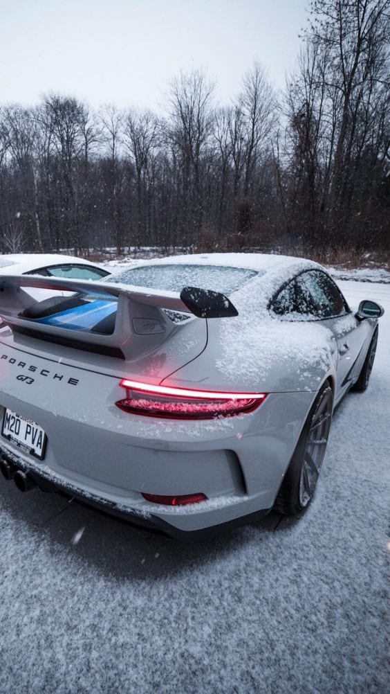 PORSCHE 911 GT3RS IN SNOW PORSCHE 911 GT3RS IN SNOW