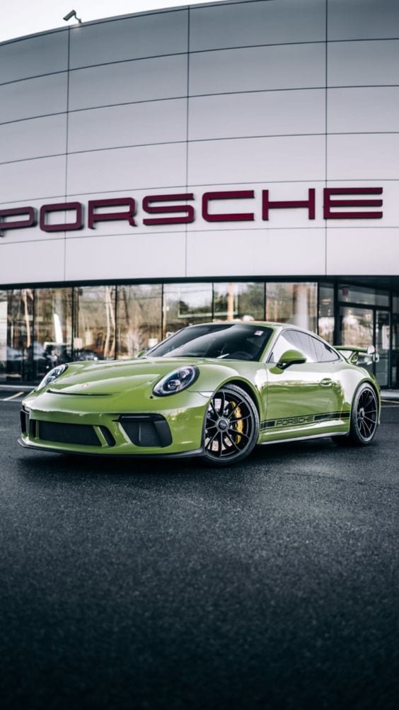 PORSCHE GT3 GREEN PORSCHE GT3 GREEN