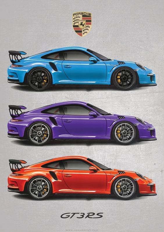 PORSCHE GT3 POSTERS PORSCHE GT3 POSTERS