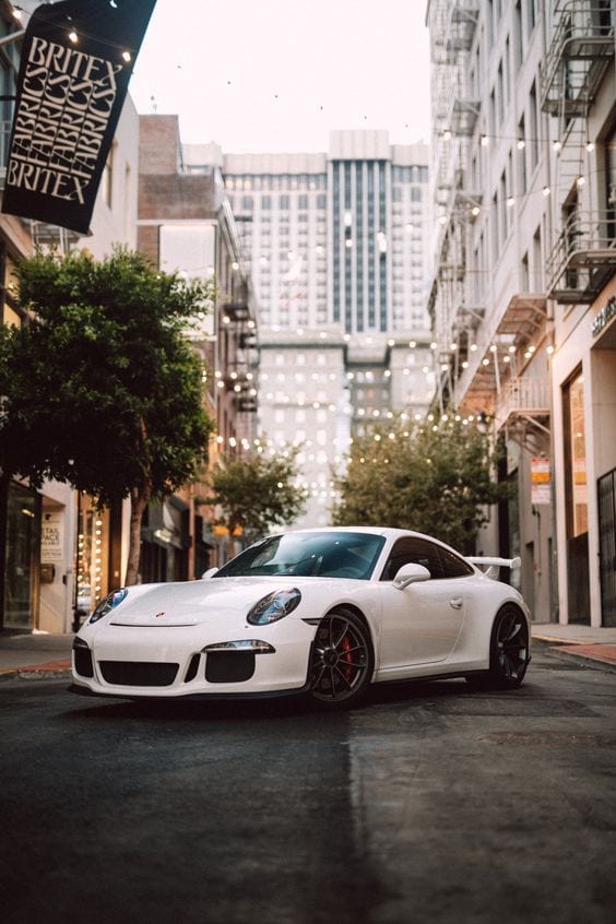 PORSCHE WHITE GT3 PORSCHE WHITE GT3