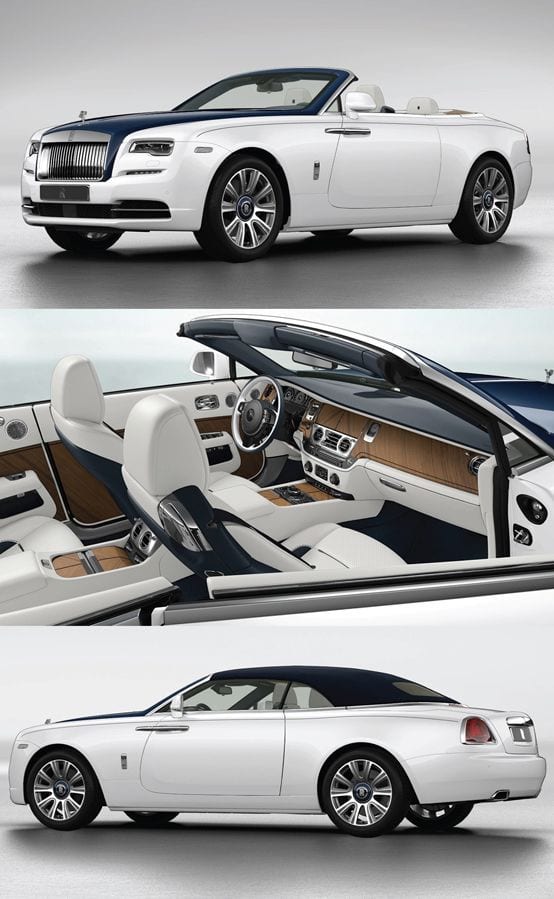 ROLLS ROYCE WHITE CONVERTIBLE ROLLS ROYCE WHITE CONVERTIBLE