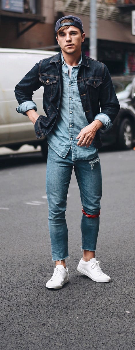 Denim Shirt,Denim Jacket,Denim Jeans Outfit for Mens Street Style Denim Shirt,Denim Jacket,Denim Jeans Outfit for Mens Street Style