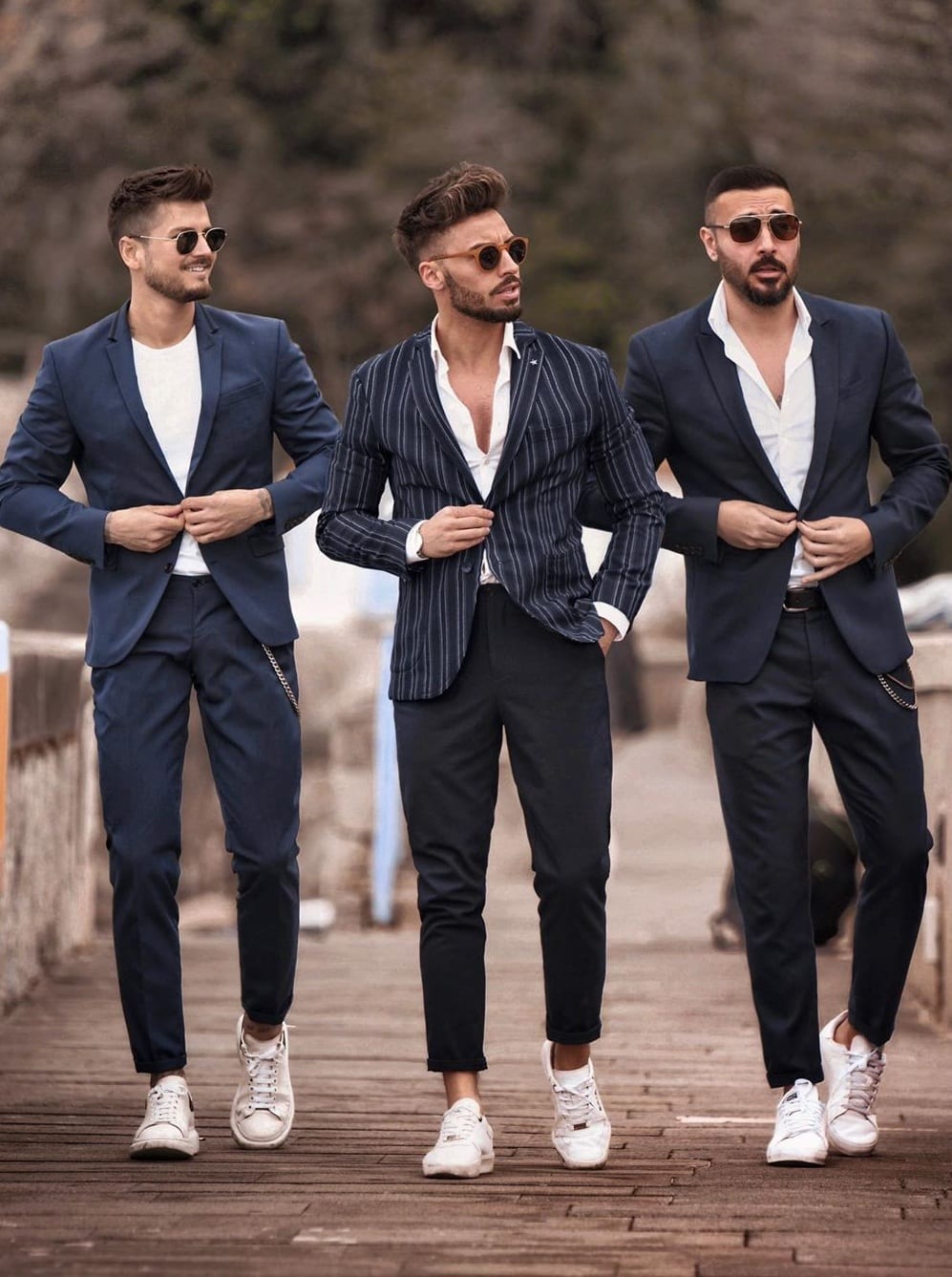 Matching Suit Outfits for Men's Street Style Matching Suit Outfits for Men's Street Style