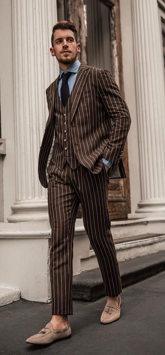 Brown Striped Business Suit Ideas Brown Striped Business Suit Ideas