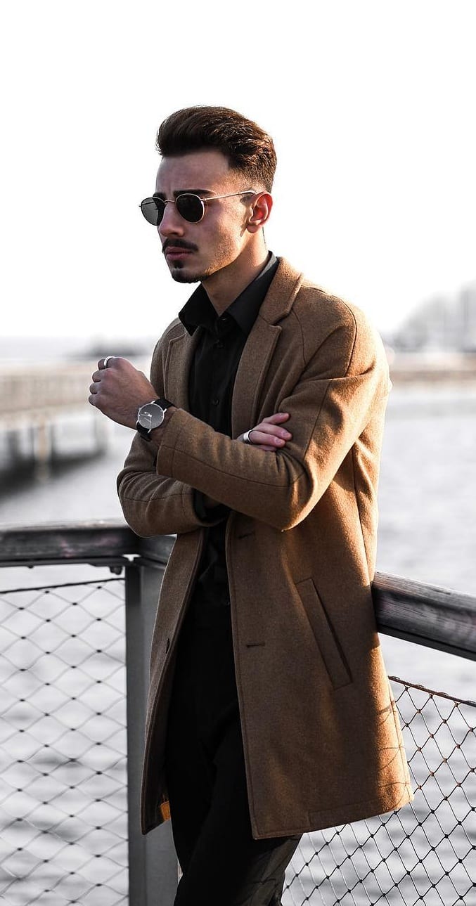 Brown Overcoat for Mens Fall Outfit Brown Overcoat for Mens Fall Outfit