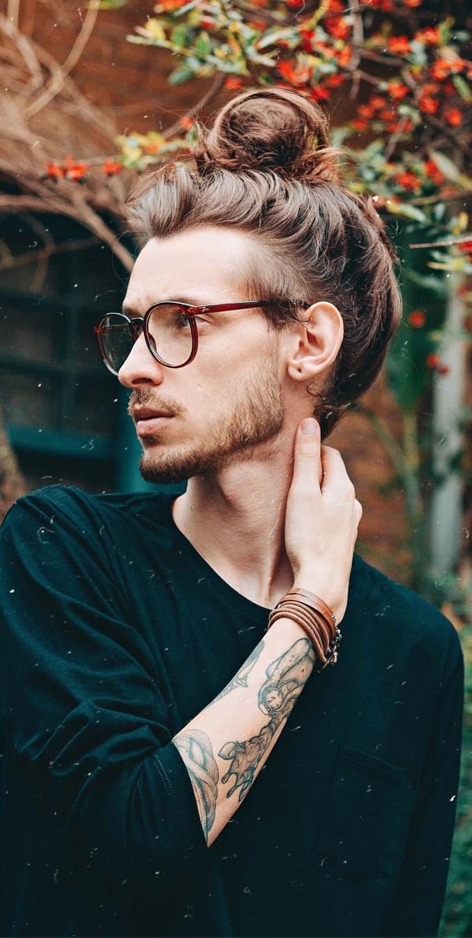 Full Man Bun For Boys with long hair to try Full Man Bun For Boys with long hair to try