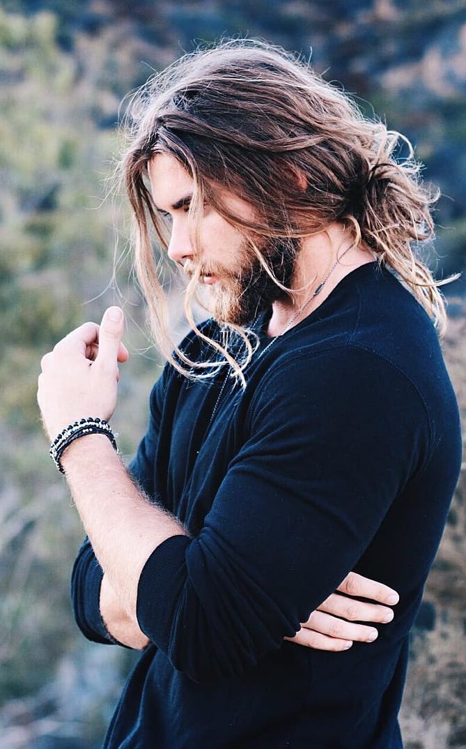 Sexy Long Messy Hair for men Sexy Long Messy Hair for men