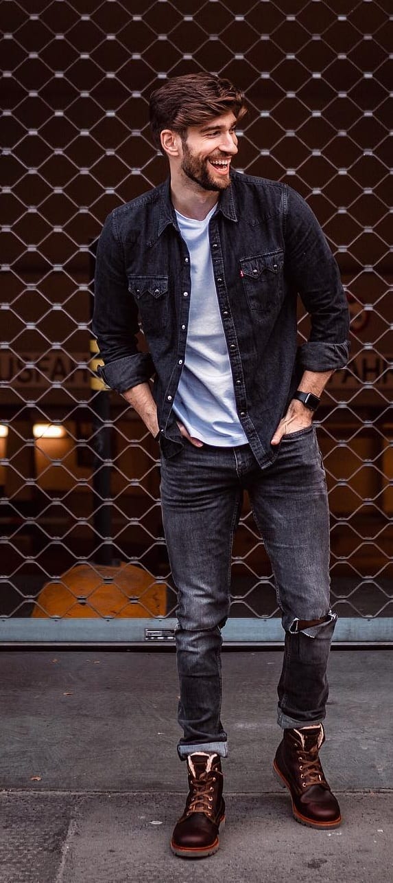 Denim Jacket and Denim Jeans Outfit Denim Jacket and Denim Jeans Outfit