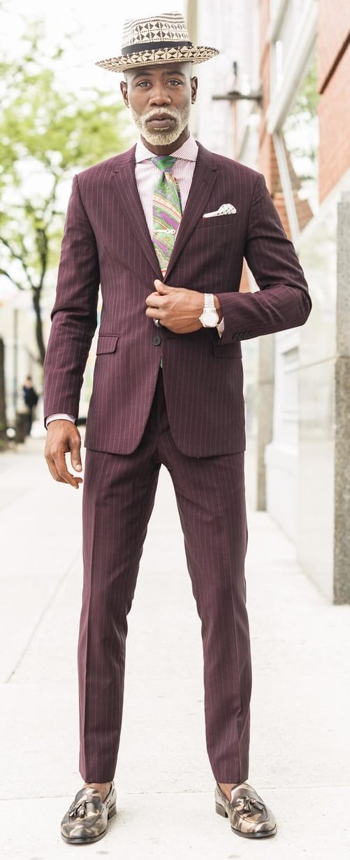 Maroon Pinstripe Suit Outfit Ideas Maroon Pinstripe Suit Outfit Ideas