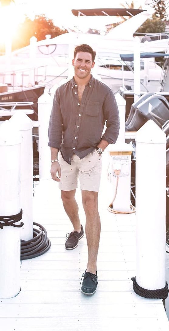 Cream-Shorts-and-Shirt Cream-Shorts-and-Shirt