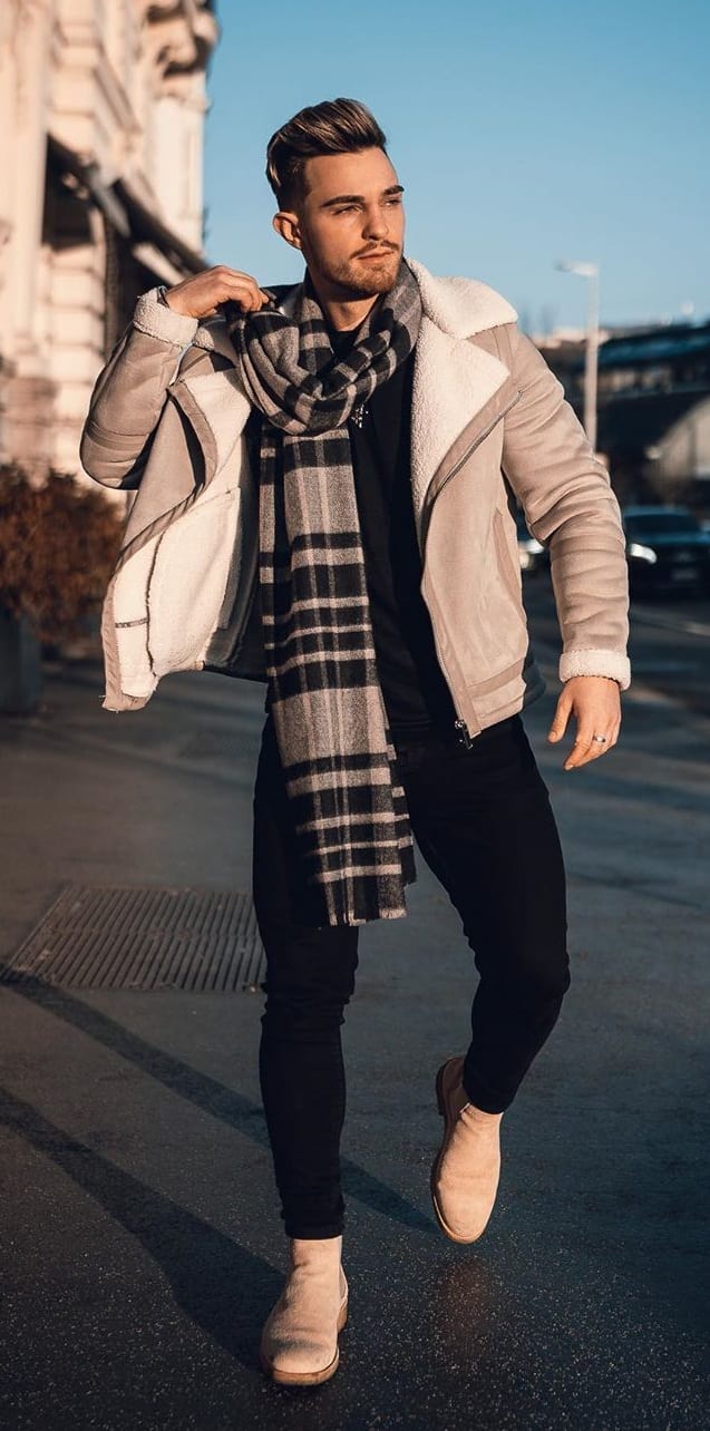 Woolen Scarf Style for men Woolen Scarf Style for men