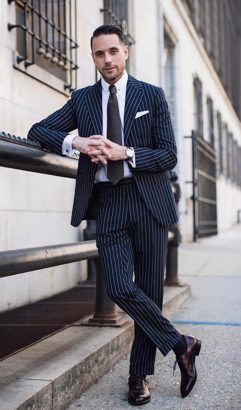 Pinstripe Suit Ideas for Men to try in March Pinstripe Suit Ideas for Men to try in March