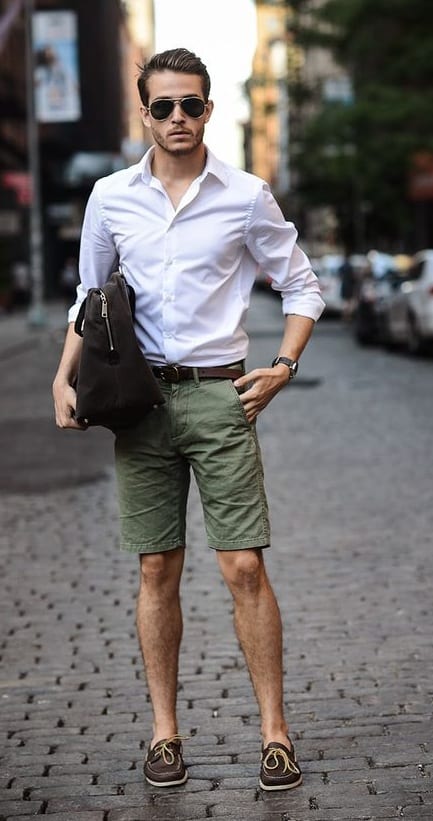 Shirt-Shorts- Outfit-Ideas-For-Working-From-Home Shirt-Shorts- Outfit-Ideas-For-Working-From-Home