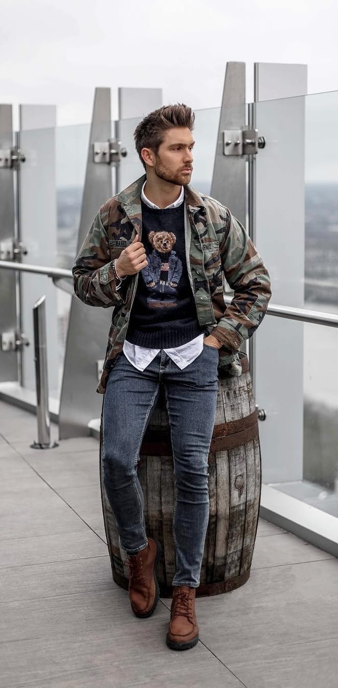 Rock the Camouflage Jacket Outfit Rock the Camouflage Jacket Outfit