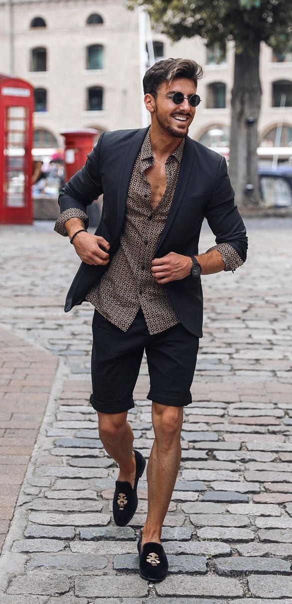 Blazer and Shorts Outfit for Summer Blazer and Shorts Outfit for Summer