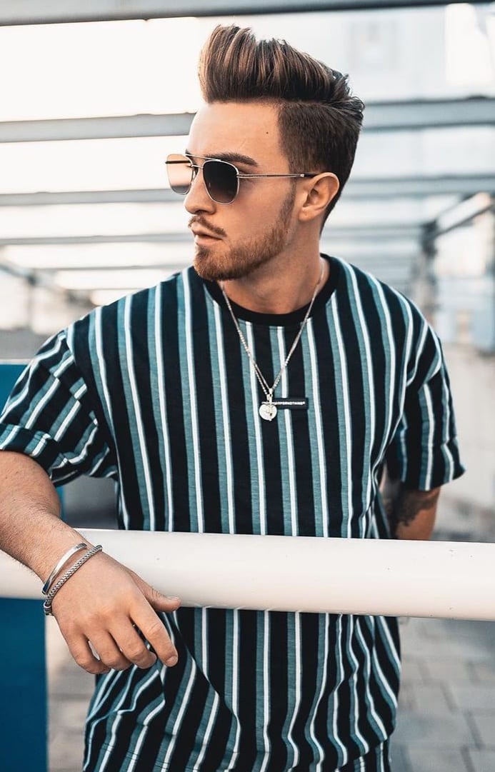 Pompadour Mens Hairstyle to rock this season Pompadour Mens Hairstyle to rock this season