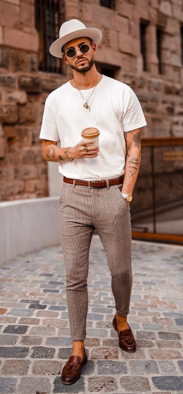 Tucked Tee- trousers-summer-outfit-inspiration Tucked Tee- trousers-summer-outfit-inspiration