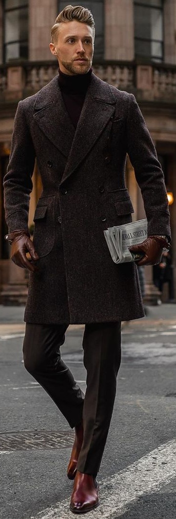 Brown Leather Gloves That Go Well With Fall Outfit Brown Leather Gloves That Go Well With Fall Outfit