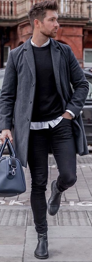 Overcoat- Fall Essential For Men Overcoat- Fall Essential For Men
