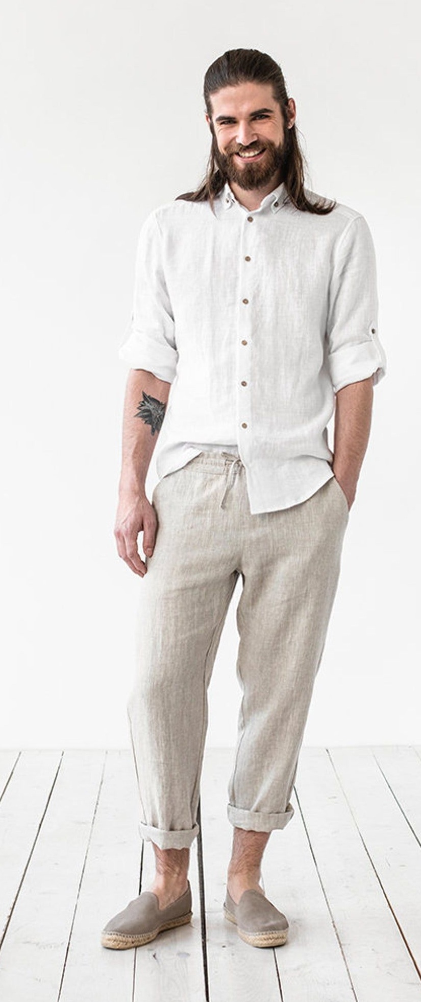 Summer Bottoms- Linen Pants For Men Summer Bottoms- Linen Pants For Men