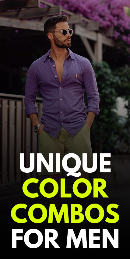 Unique Color Combos for Men Unique Color Combos for Men