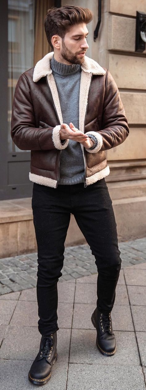 Best Shearling Jacket Outfit For Winter To Keep You Warm Best Shearling Jacket Outfit For Winter To Keep You Warm