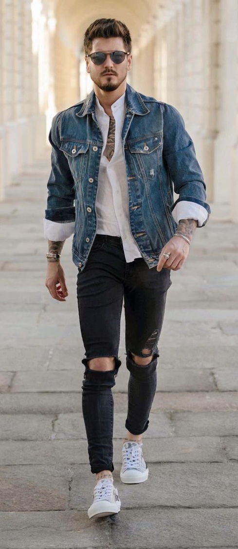 Everybody's favorite casual Denim Jacket to go from basic to stylish Everybody's favorite casual Denim Jacket to go from basic to stylish