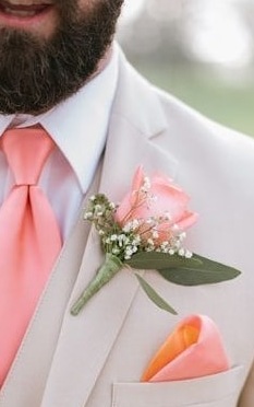 Boutonnière - aesthetic groom accessory. Boutonnière - aesthetic groom accessory.