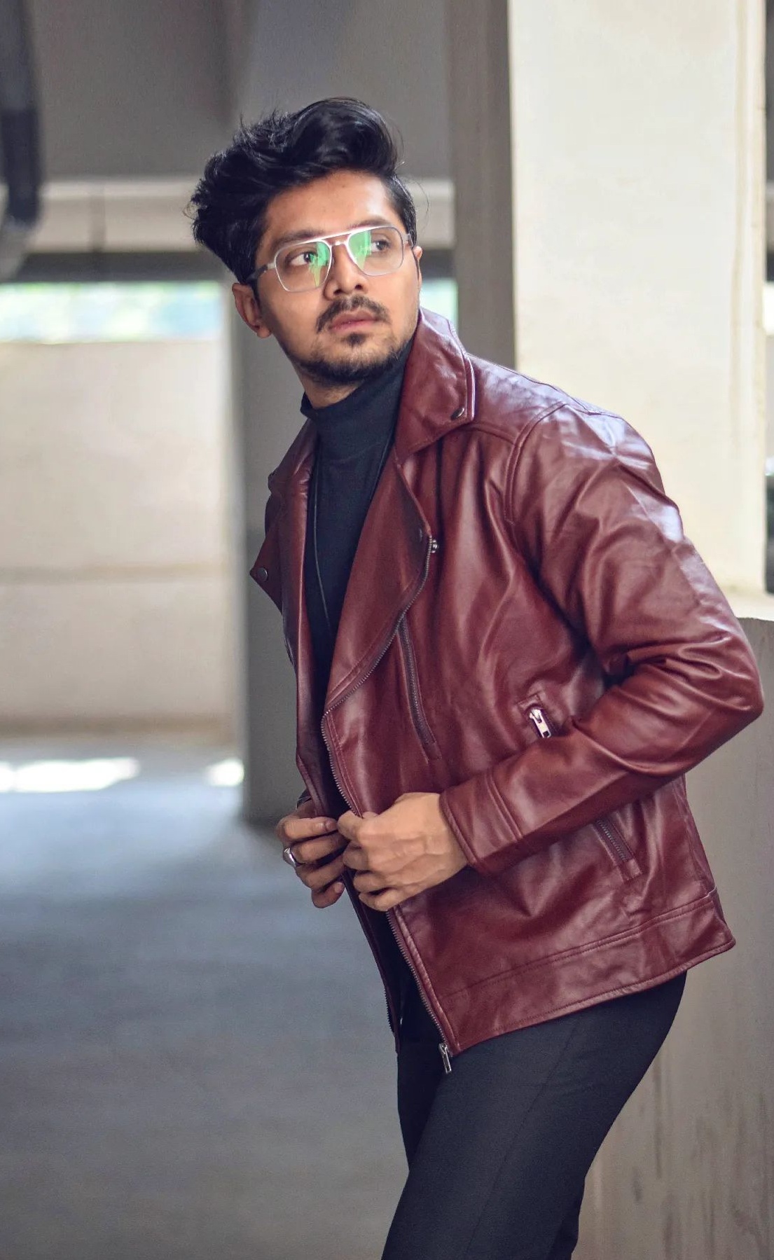 Leather Jacket Layering Leather Jacket Layering