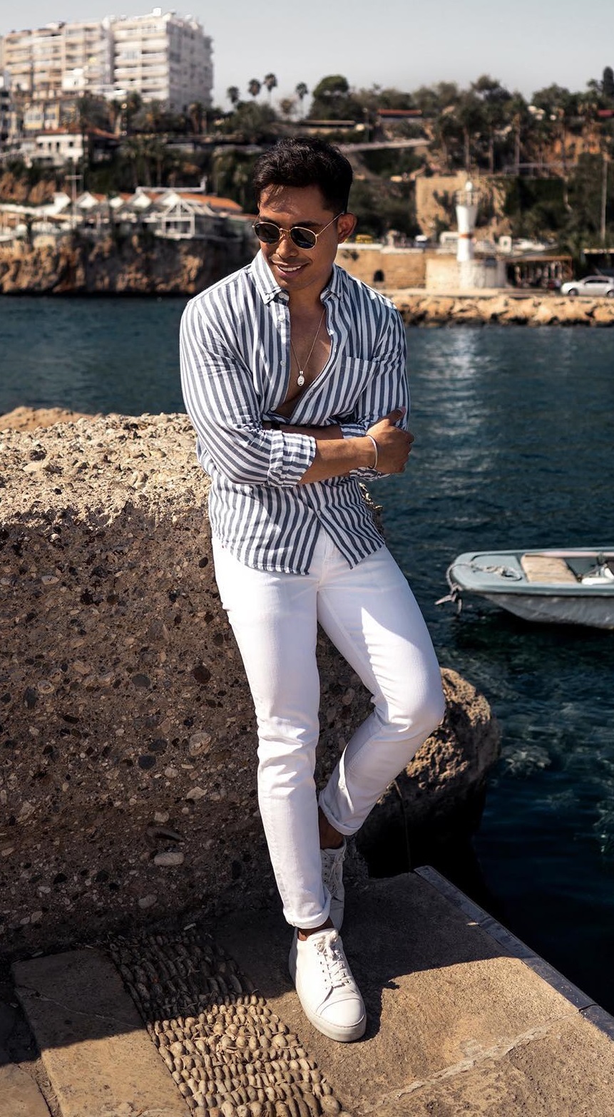 Printed Shirts and Pants - vacation look ideas Printed Shirts and Pants - vacation look ideas