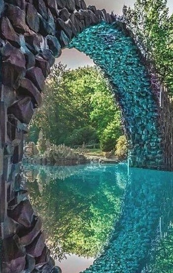 Rakotzbrucke Devil’s Bridge stunning instagramable loaction in Germany. Rakotzbrucke Devil’s Bridge stunning instagramable loaction in Germany.