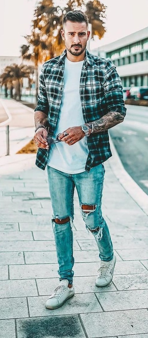 Check Shirt Styling Ideas for Men to look well styled up Check Shirt Styling Ideas for Men to look well styled up