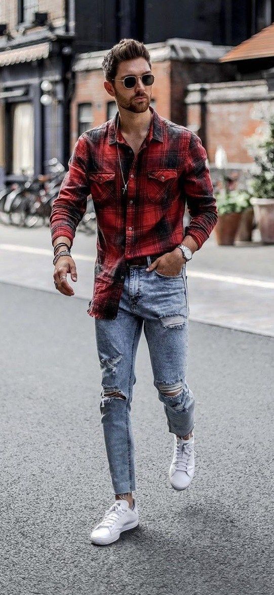 Check Shirt Styling Ideas for Men to look well styled Check Shirt Styling Ideas for Men to look well styled