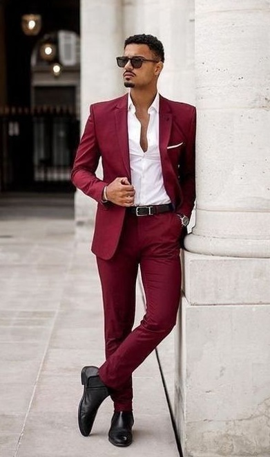 A Suit christmas Outfit to keep up with the formal dress code. A Suit christmas Outfit to keep up with the formal dress code.