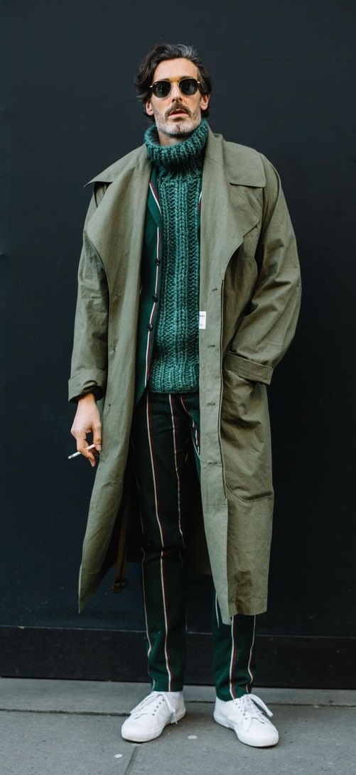 Green Monochrome Green Monochrome outfits for men