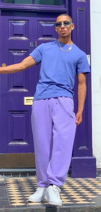 Purple Monochrome outfits Purple Monochrome outfits