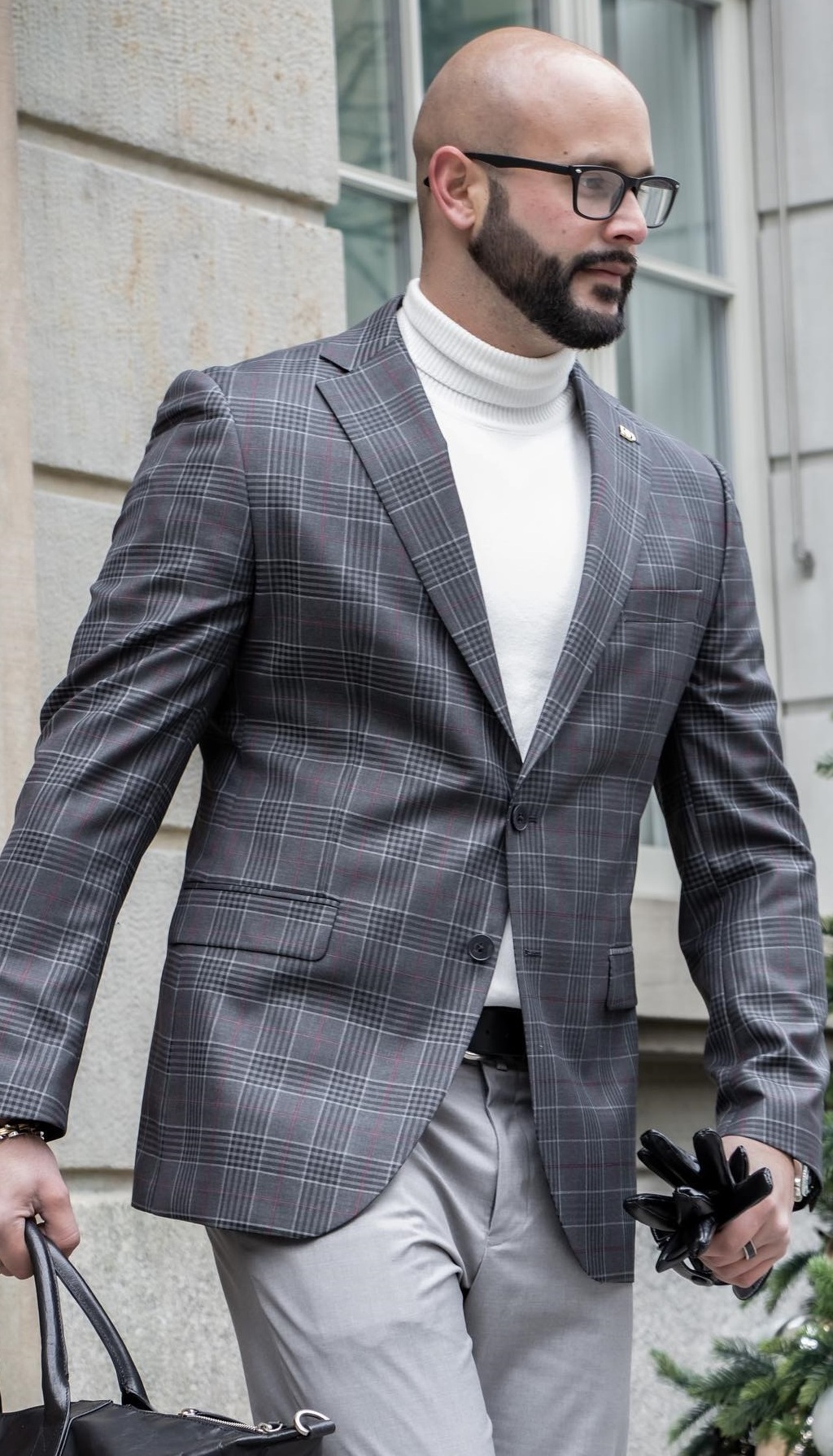 Modest Suit Looks for Men with Suit over a turtle neck tee. Modest Suit Looks for Men with Suit over a turtle neck tee.